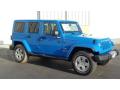  2011 Jeep Wrangler Unlimited Cosmos Blue #3