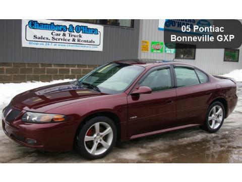 Cranberry Red Metallic Pontiac Bonneville GXP.  Click to enlarge.