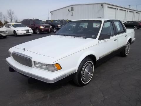 Bright White Buick Century Special Sedan.  Click to enlarge.