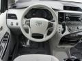  2011 Toyota Sienna Light Gray Interior #9