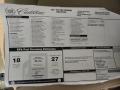  2011 Cadillac CTS 4 AWD Coupe Window Sticker #9