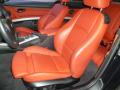  2010 BMW 3 Series Coral Red/Black Dakota Leather Interior #8