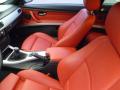  2010 BMW 3 Series Coral Red/Black Dakota Leather Interior #20