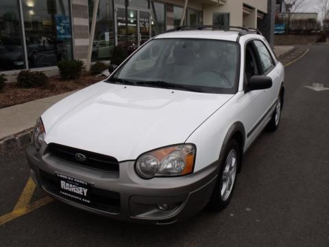 Aspen White Subaru Impreza Outback Sport Wagon.  Click to enlarge.