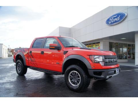 Molten Orange Tri Coat Ford F150 SVT Raptor SuperCrew 4x4.  Click to enlarge.