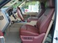 2011 Ford F350 Super Duty Chaparral Leather Interior #6