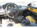  Black/Yellow Interior Mazda MAZDA3 #4