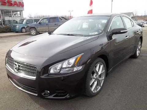 Crimson Black Nissan Maxima 3.5 SV Sport.  Click to enlarge.