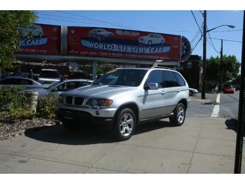 Titanium Silver Metallic BMW X5 3.0i.  Click to enlarge.