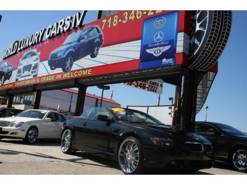 Bmw 645i Black. Jet Black 2004 BMW 6 Series