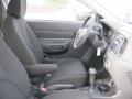  2011 Hyundai Accent Black Interior #7