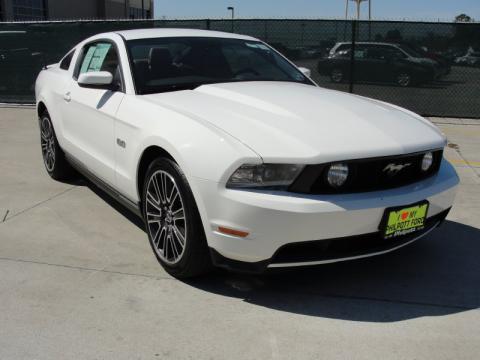 Performance White Ford Mustang GT Premium Coupe.  Click to enlarge.