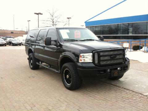 Black Ford Excursion XLT 4x4.  Click to enlarge.