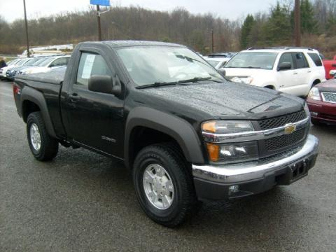 Black Chevrolet Colorado LS Regular Cab 4x4.  Click to enlarge.