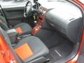  2008 Dodge Caliber Dark Slate Gray/Orange Interior #18