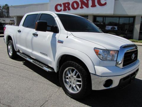 Super White Toyota Tundra X-SP CrewMax.  Click to enlarge.