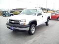 Front 3/4 View of 2006 Chevrolet Silverado 2500HD Work Truck Regular Cab #11