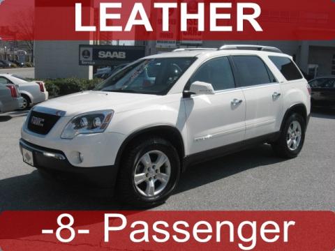 Summit White GMC Acadia SLT.  Click to enlarge.