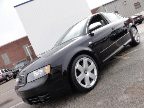Brilliant Black Audi S4 4.2 quattro Sedan.  Click to enlarge.