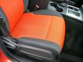  2009 Dodge Nitro Dark Slate Gray/Orange Interior #14