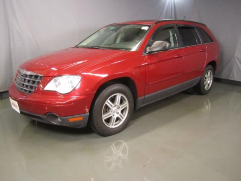 Inferno Red Crystal Pearlcoat Chrysler Pacifica Touring AWD.  Click to enlarge.