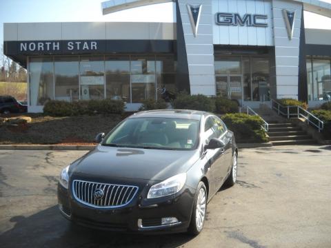 Carbon Black Metallic Buick Regal CXL.  Click to enlarge.