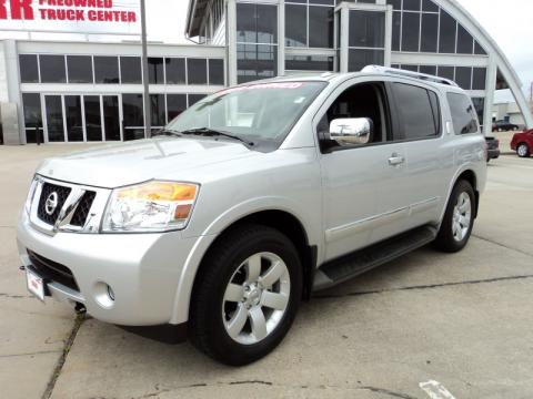 Silver Lightning Metallic Nissan Armada Titanium.  Click to enlarge.