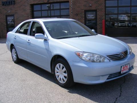 Sky Blue Pearl Toyota Camry LE.  Click to enlarge.