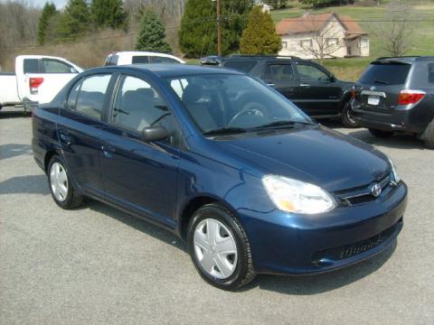 2003 Toyota Echo Interior. Indigo Ink Blue 2003 Toyota