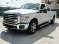 Front 3/4 View of 2011 Ford F250 Super Duty Lariat Crew Cab #7