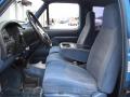  1995 Ford F250 Blue Interior #20