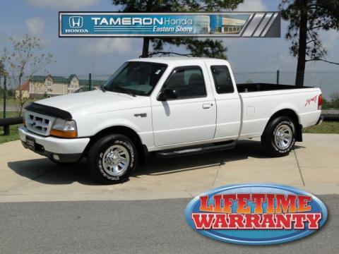 Oxford White Ford Ranger Sport Extended Cab.  Click to enlarge.