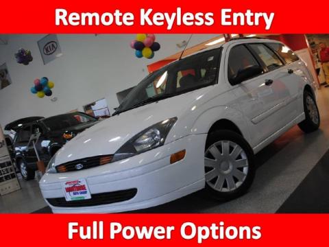 Cloud 9 White Ford Focus SE Wagon.  Click to enlarge.