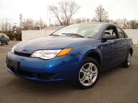 Pacific Blue Saturn ION 2 Quad Coupe.  Click to enlarge.