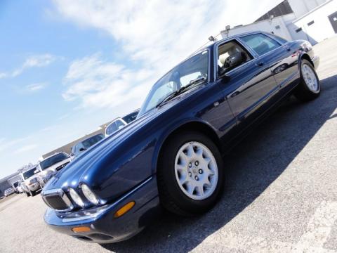 Sapphire Blue Metallic Jaguar XJ XJ8.  Click to enlarge.