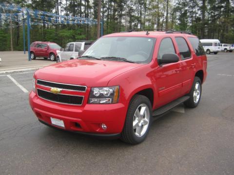 Victory Red Chevrolet Tahoe LT.  Click to enlarge.