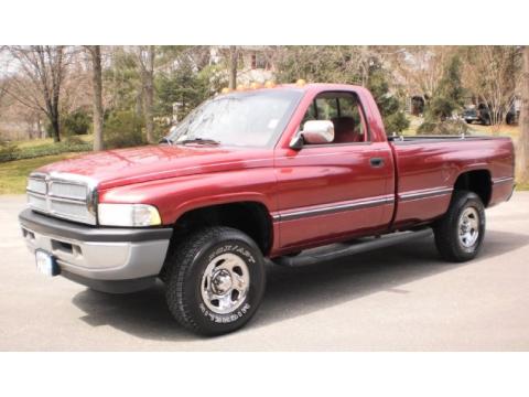 Claret Red Pearl Dodge Ram 1500 SLT Regular Cab 4x4.  Click to enlarge.