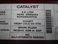 Info Tag of 1994 Dodge Ram 1500 SLT Regular Cab 4x4 #10