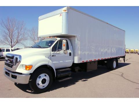 Oxford White Ford F750 Super Duty XL Chassis Regular Cab Moving Truck. Click to enlarge. Oxford White Ford F750 Super Duty XL Chassis Regular Cab Moving Truck. Click to enlarge.