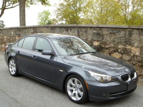 Platinum Grey Metallic BMW 5 Series 535i Sedan.  Click to enlarge.