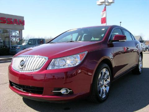 Red Jewel Tintcoat Buick LaCrosse CXL AWD.  Click to enlarge.