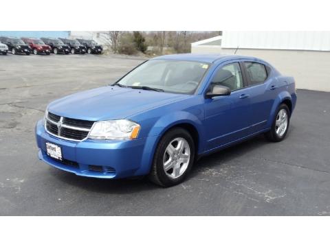 Marathon Blue Pearl Dodge Avenger SXT.  Click to enlarge.