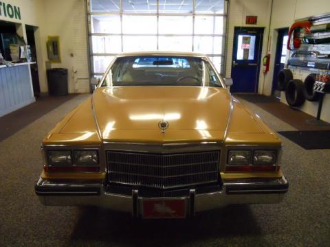 Gold Nugget Metallic Cadillac Fleetwood Brougham d'Elegance.  Click to enlarge.