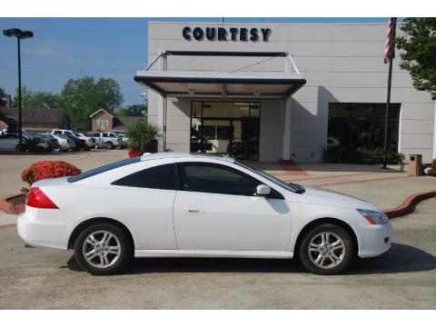 2007 White honda accord coupe for sale #2