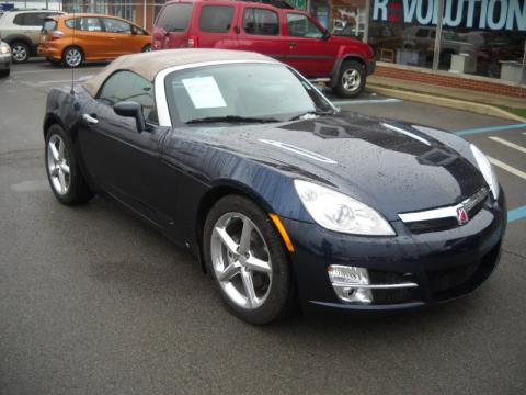 Midnight Blue Saturn Sky Roadster.  Click to enlarge.