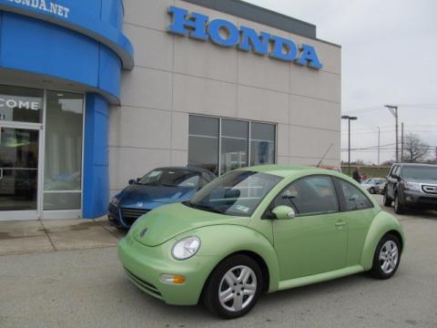 Cyber Green Metallic Volkswagen New Beetle GL Coupe.  Click to enlarge.