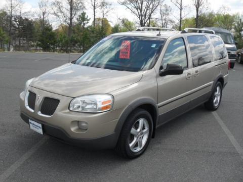 Sedona Beige Metallic Pontiac Montana SV6 FWD.  Click to enlarge.