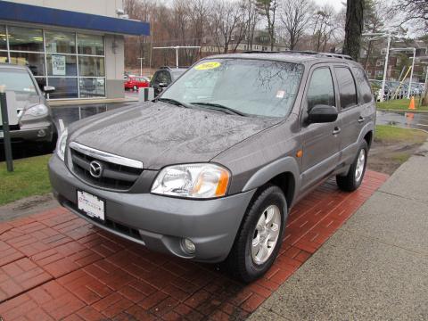 Dark Shadow Gray Metallic Mazda Tribute LX V6 4WD.  Click to enlarge.