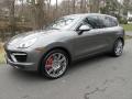 Front 3/4 View of 2011 Porsche Cayenne Turbo #1