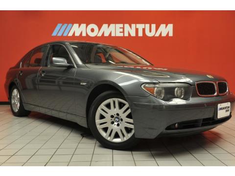 2002 Bmw 7 Series Interior. Titanium Grey Metallic 2002 BMW 7 Series 745i Sedan with Flannel Grey